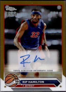 Rip Hamilton [Gold Refractor] #CG-RIH