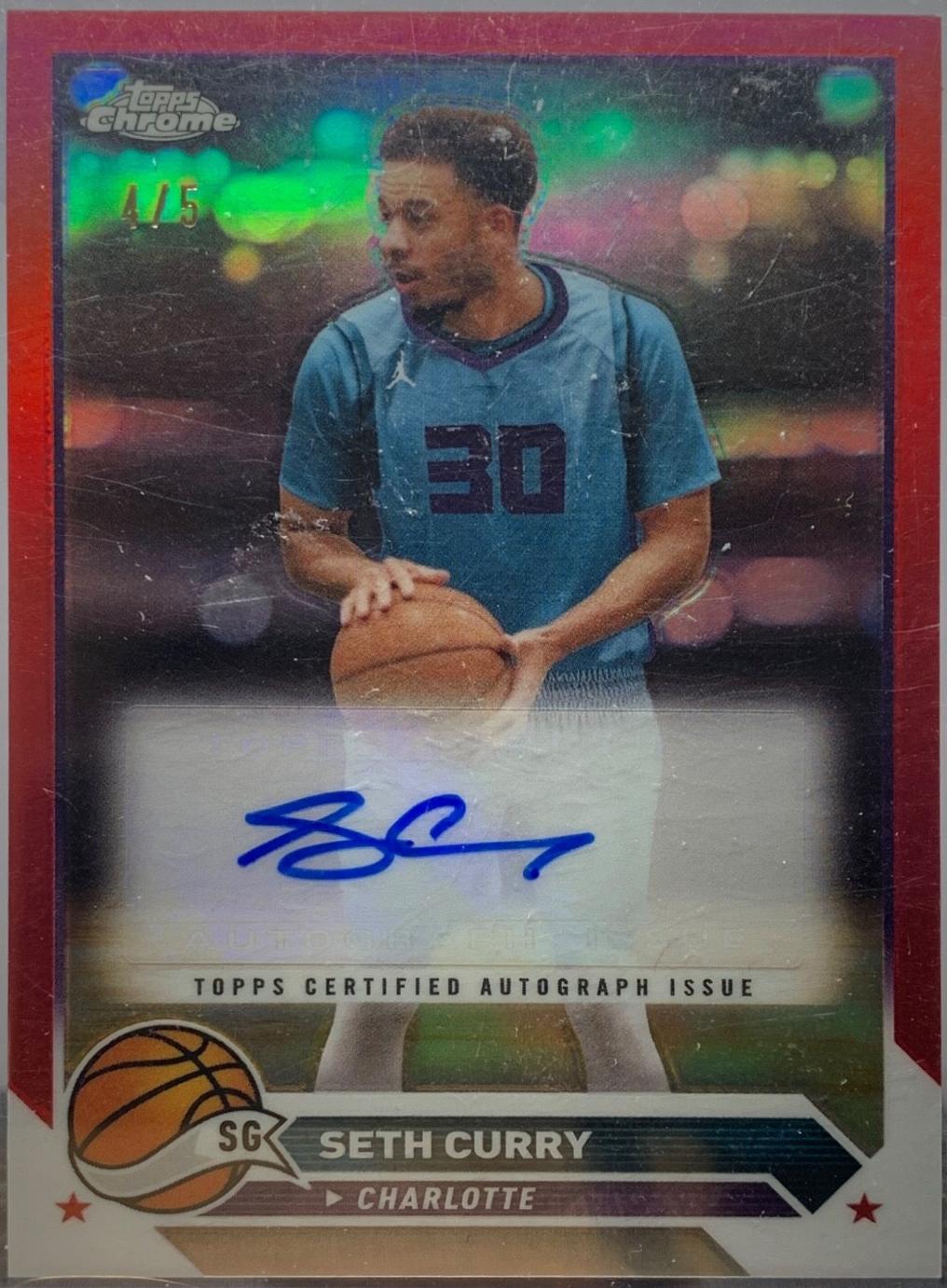 Seth Curry [Red Refractor] #CG-SC
