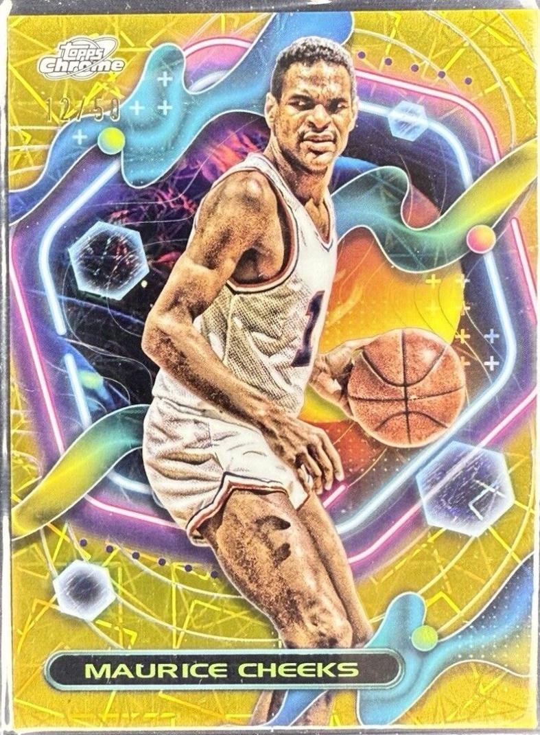 Maurice Cheeks [Gold Interstellar Refractor] #97