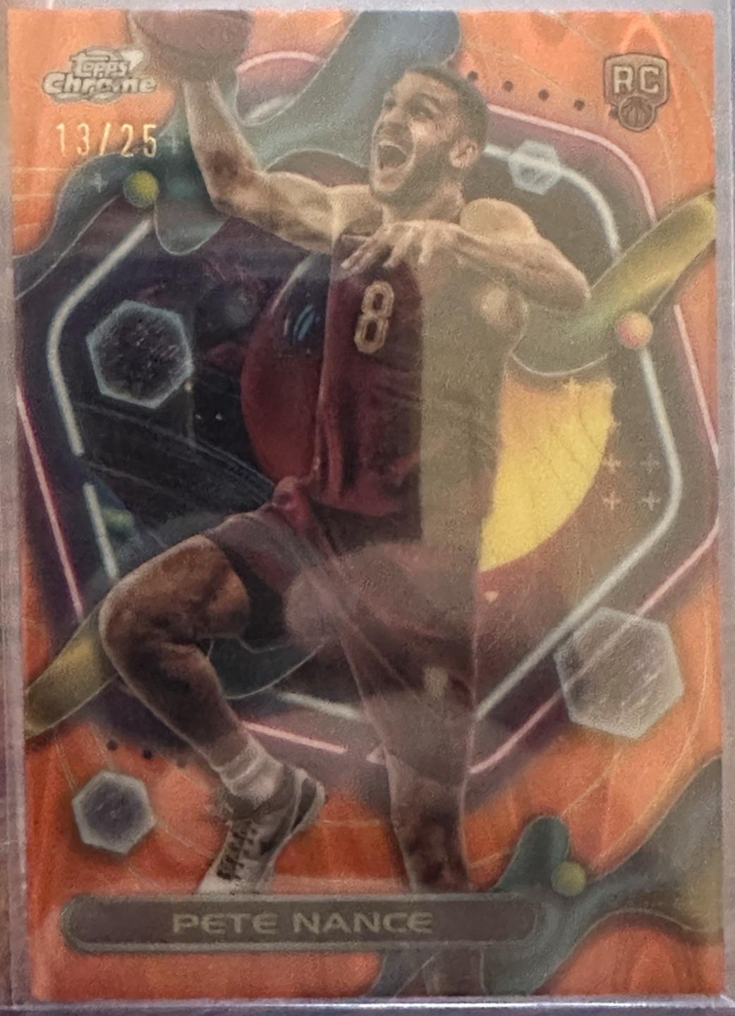 Pete Nance [Orange Galactic Refractor] #200