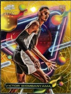 Victor Wembanyama [Gold Interstellar Refractor] #151