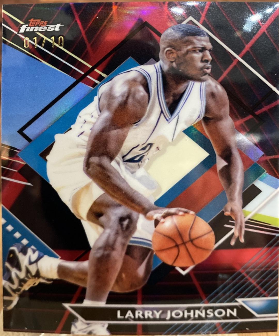 Larry Johnson [Red Black Vapor Refractor] #263