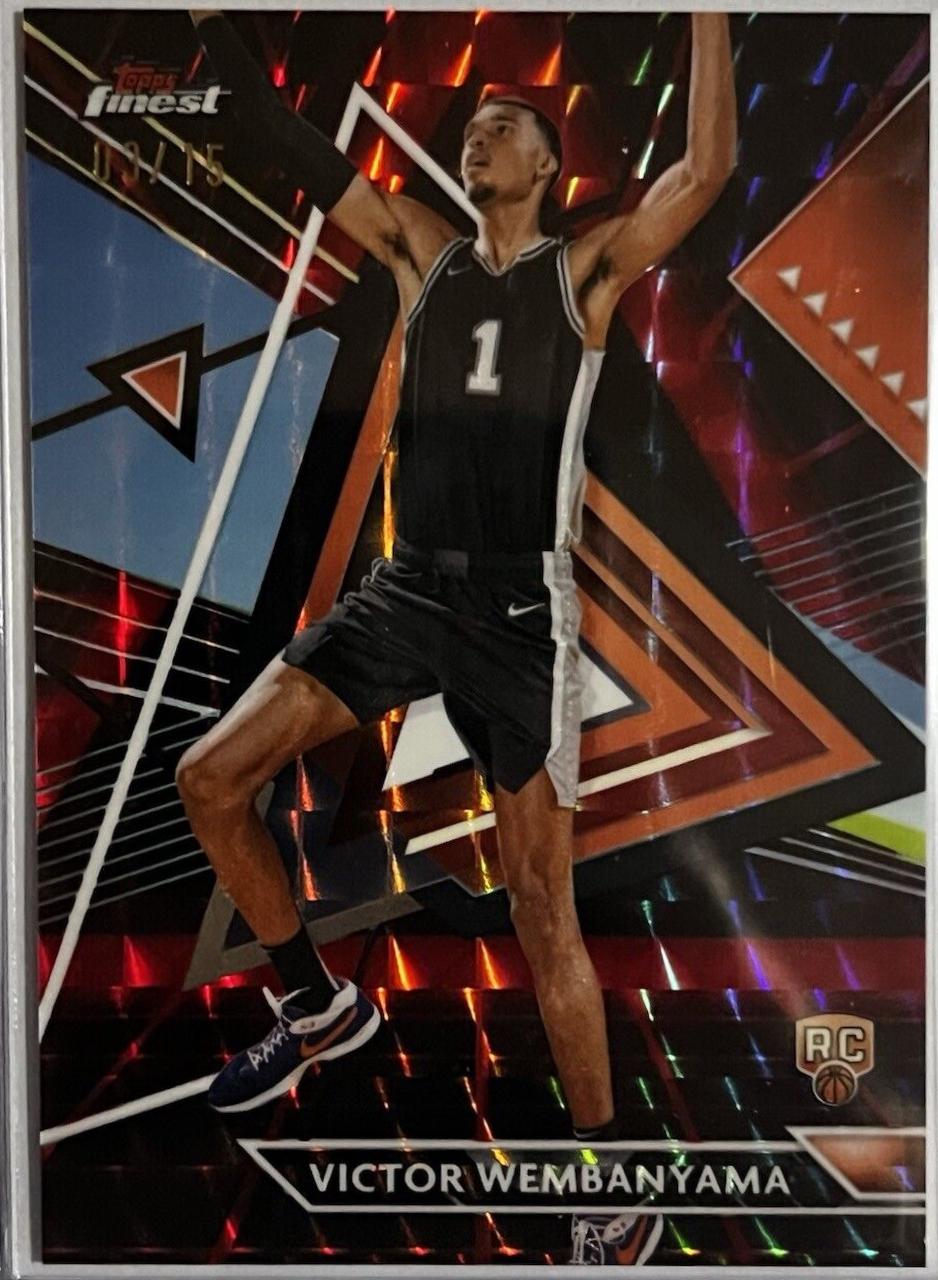Victor Wembanyama [Red Black Geometric Refractor] #197