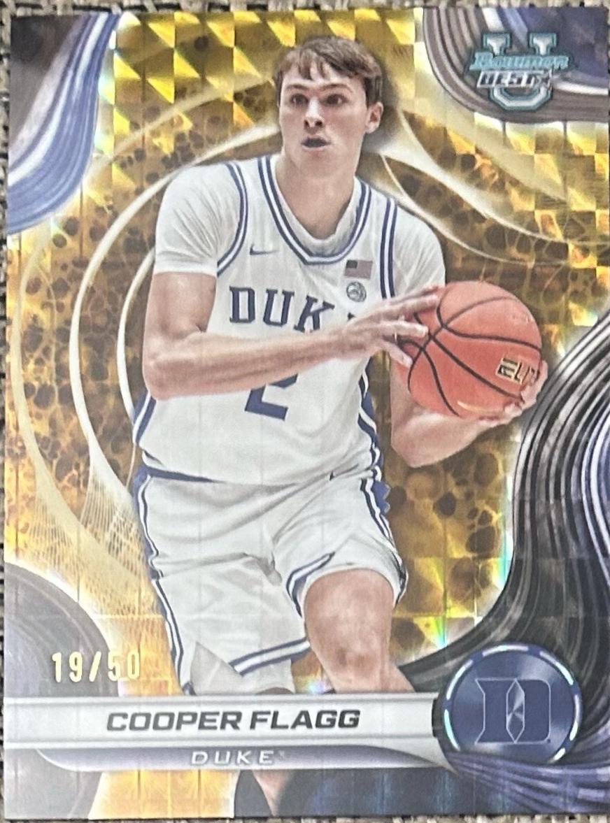 Cooper Flagg [Gold Geometric Refractor] #16