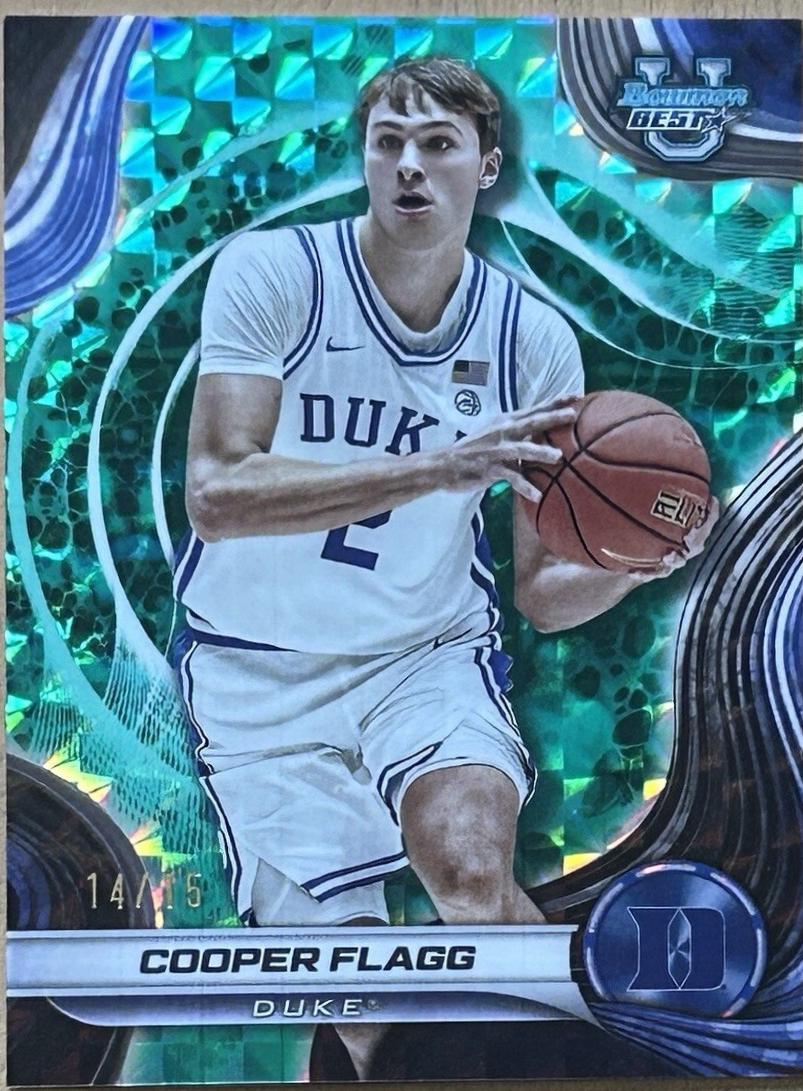 Cooper Flagg [Teal Geometric Refractor] #16