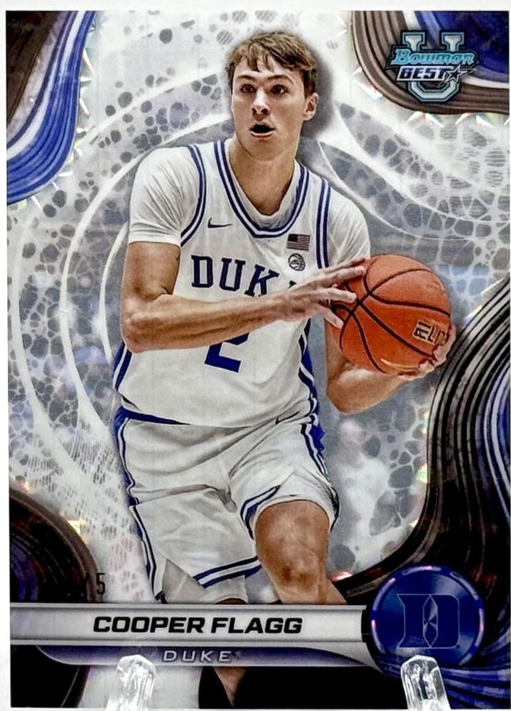 Cooper Flagg [White Geometric Refractor] #16
