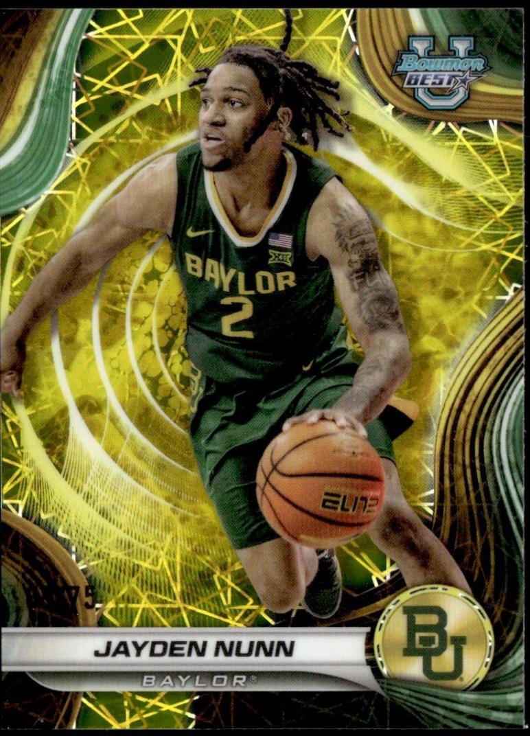 Jayden Nunn [Yellow Lazer Refractor] #30