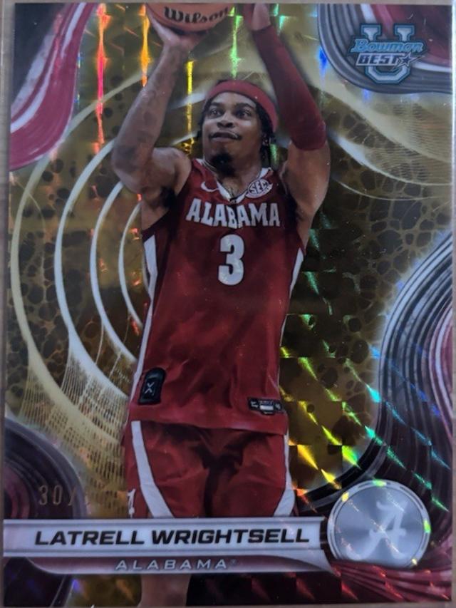 Latrell Wrightsell [Gold Geometric Refractor] #51
