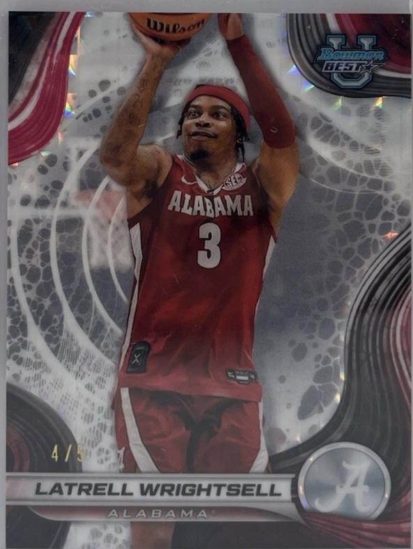 Latrell Wrightsell [White Geometric Refractor] #51