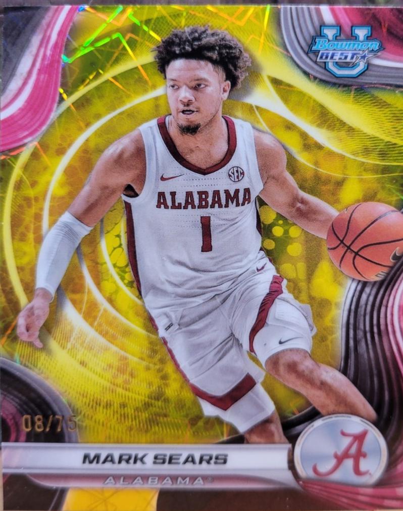 Mark Sears [Yellow Lazer Refractor] #54