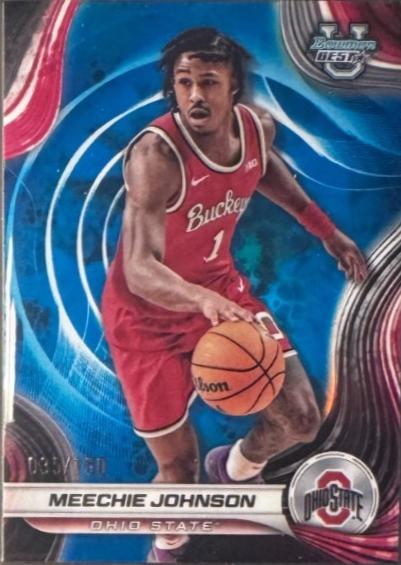 Meechie Johnson [Blue Refractor] #55