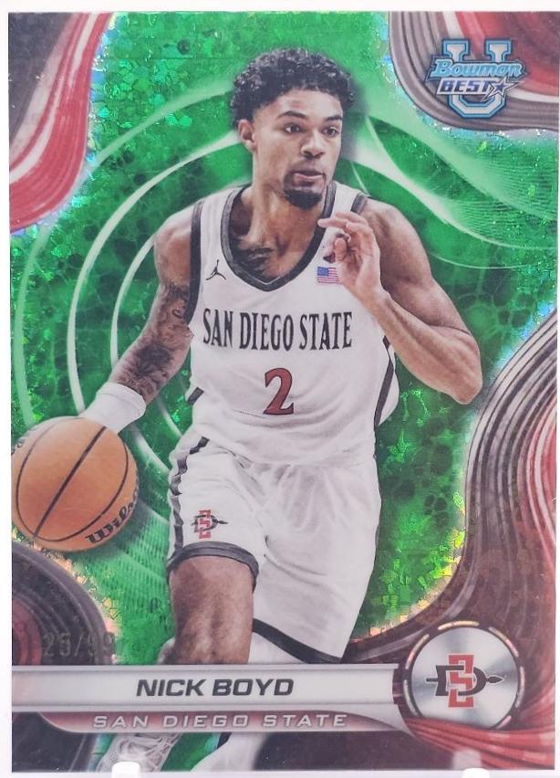 Nick Boyd [Green Mini-Diamond Refractor] #88
