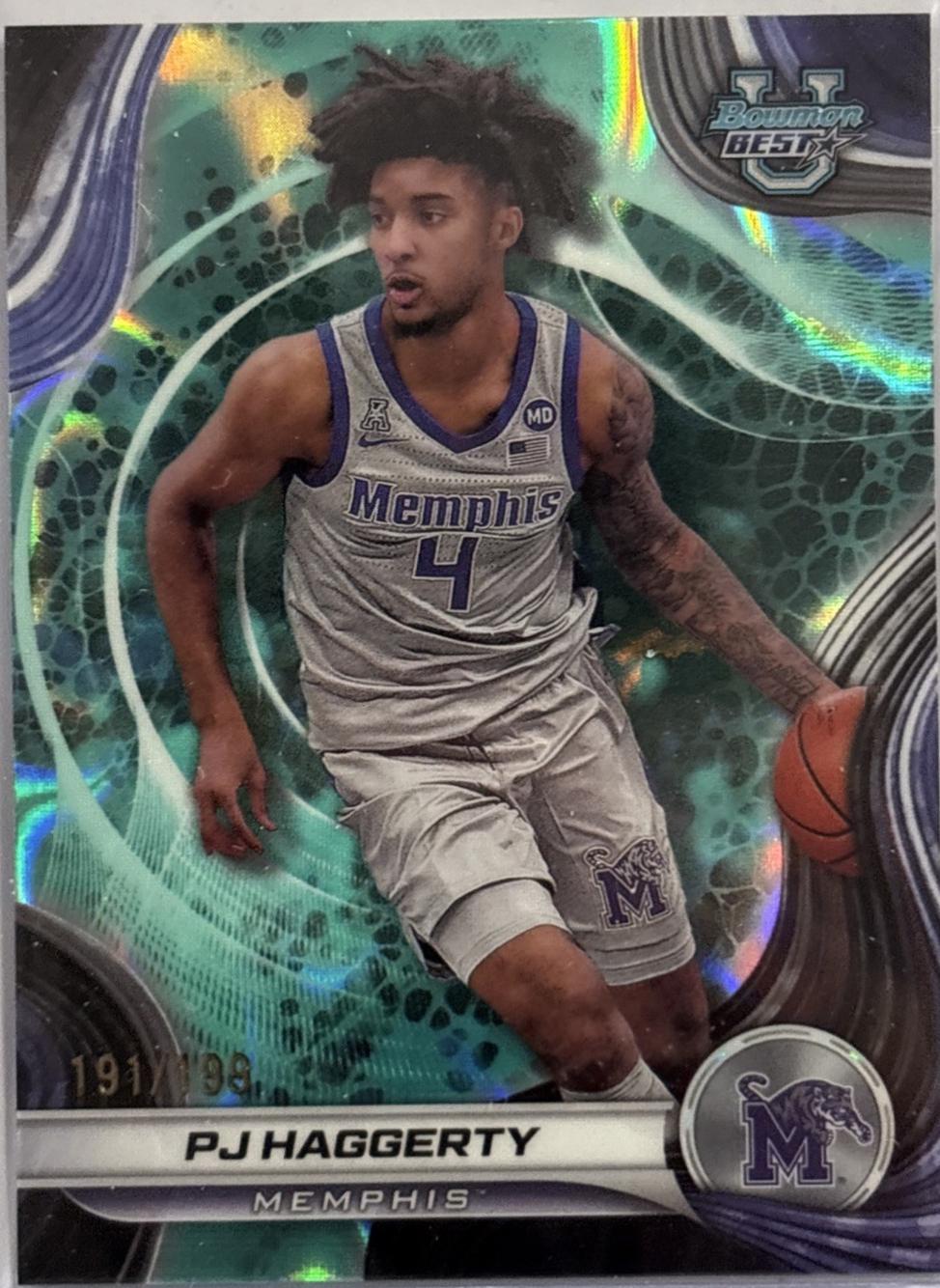 PJ Haggerty [Aqua Lava Refractor] #60
