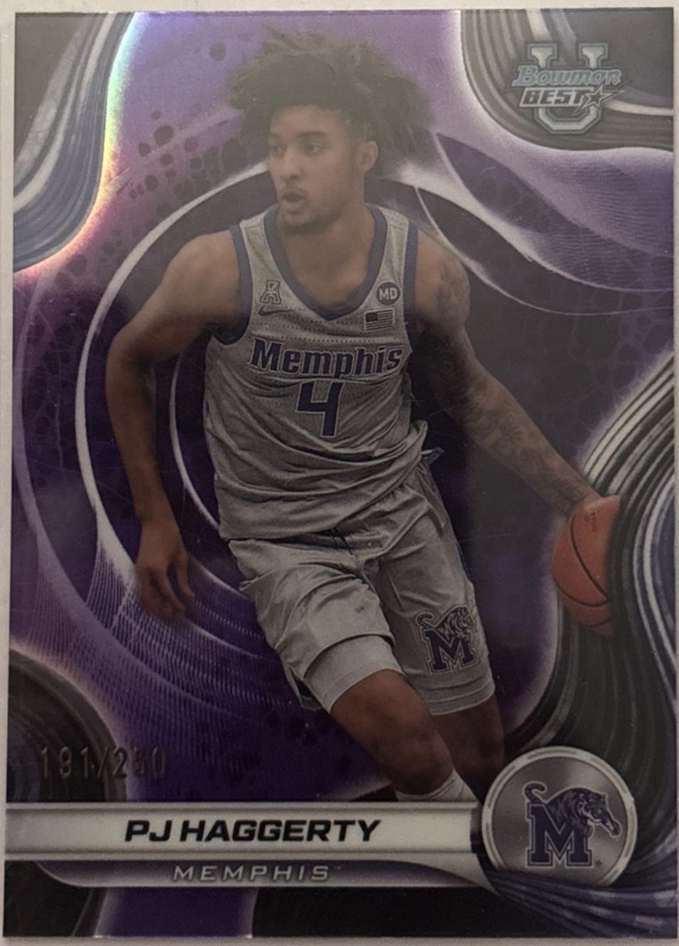 PJ Haggerty [Purple Refractor] #60