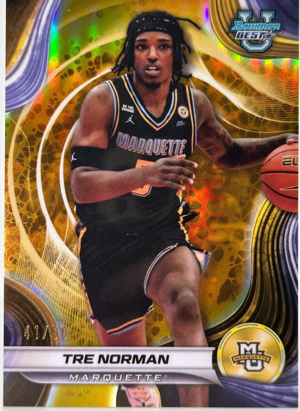 Tre Norman [Gold Refractor] #84
