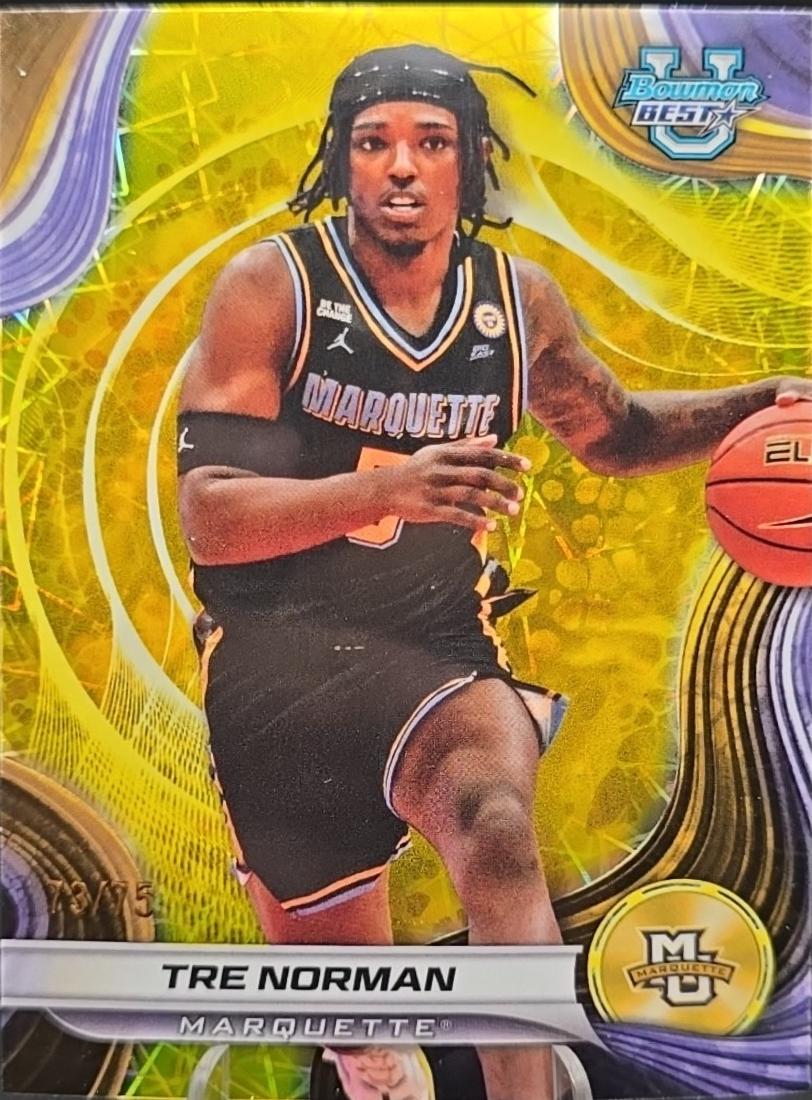 Tre Norman [Yellow Lazer Refractor] #84