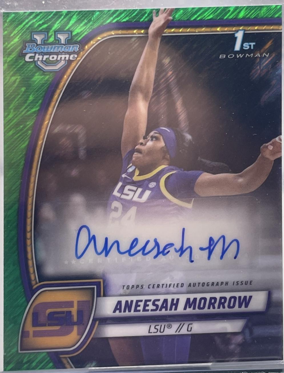 Aneesah Morrow [Superfractor Autograph] #6