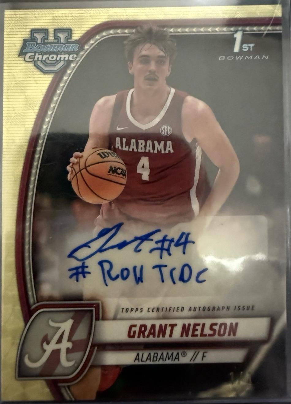 Grant Nelson [Superfractor Autograph] #25
