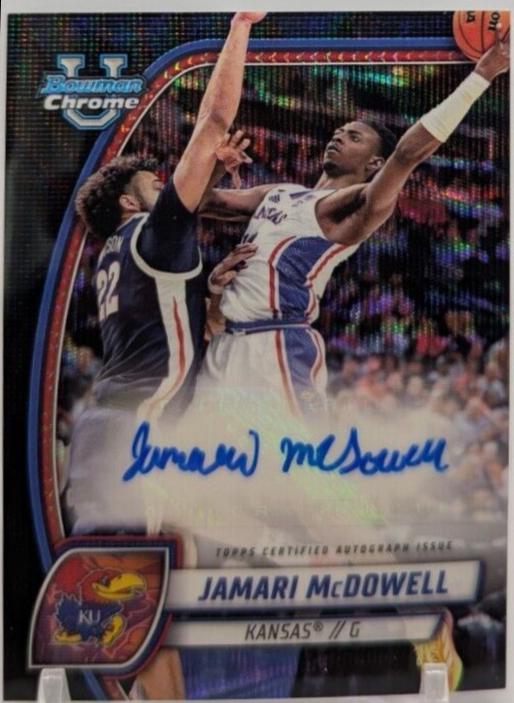Jamari McDowell [Black Wave Refractor Autograph] #81
