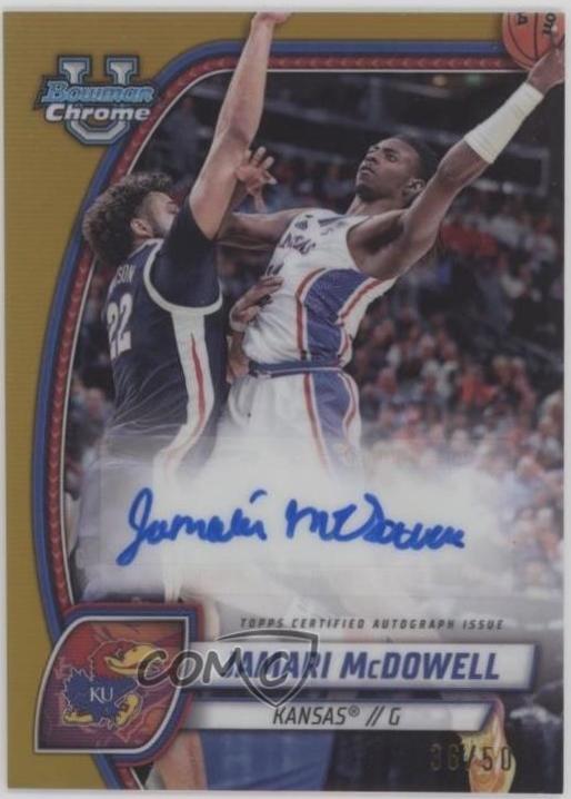 Jamari McDowell [Gold Refractor Autograph] #81