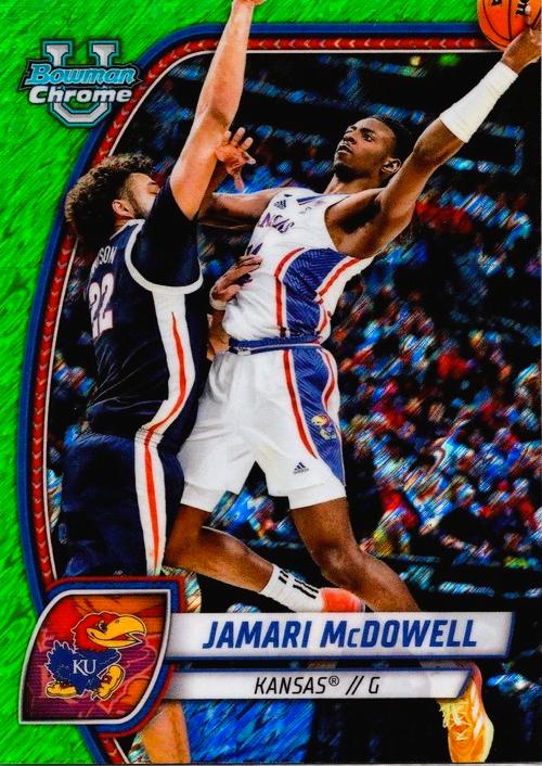 Jamari McDowell [Green Shimmer Refractor] #81