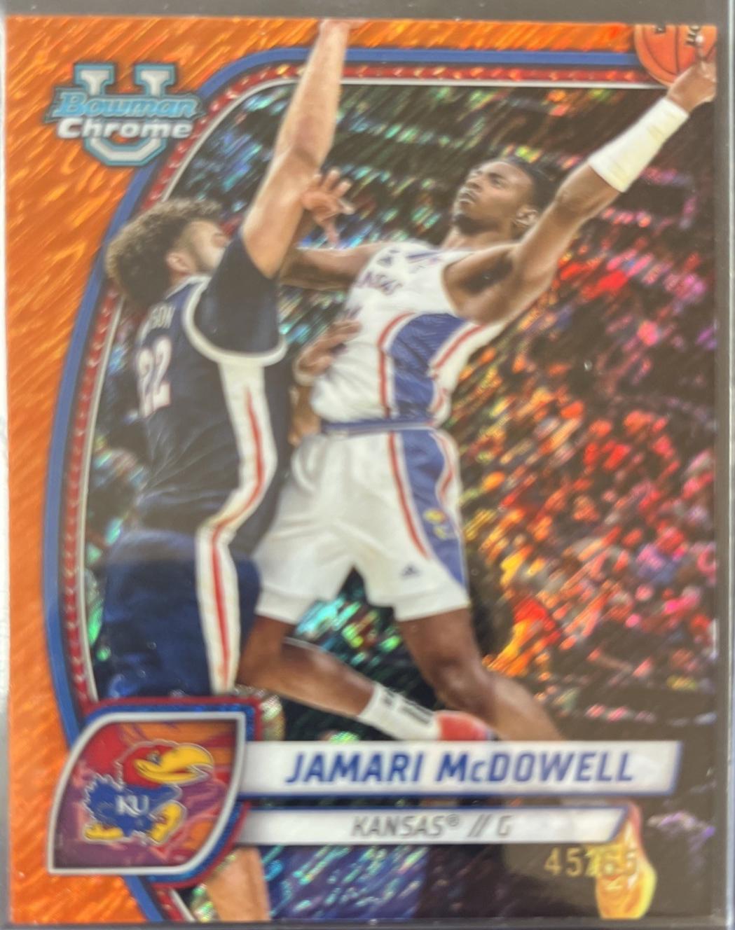 Jamari McDowell [Orange Shimmer Refractor] #81