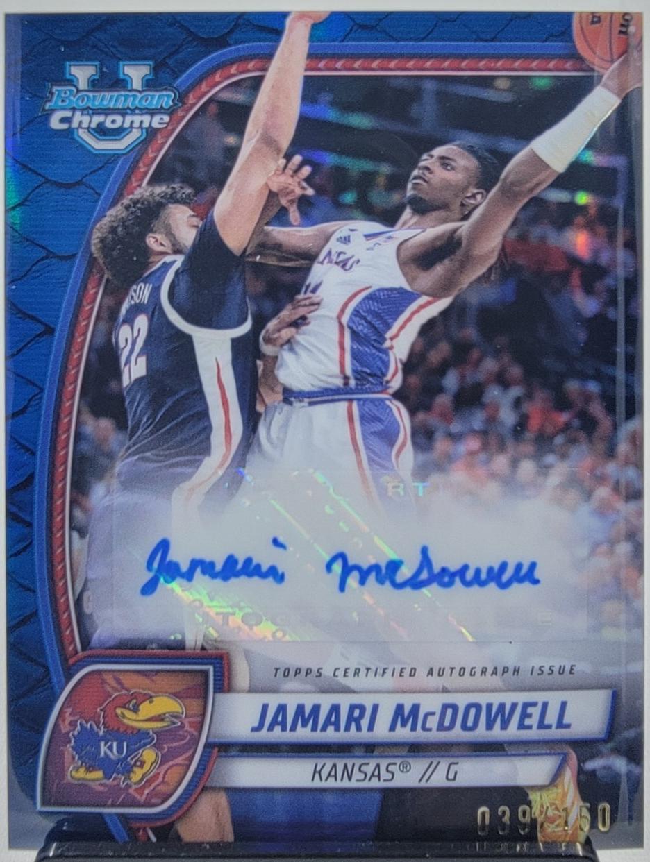 Jamari McDowell [Reptilian Blue Refractor Autograph] #81
