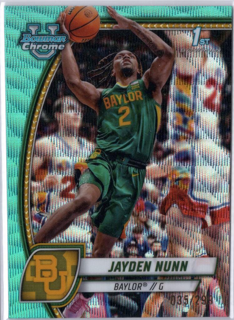Jayden Nunn [Aqua Wave Refractor] #30
