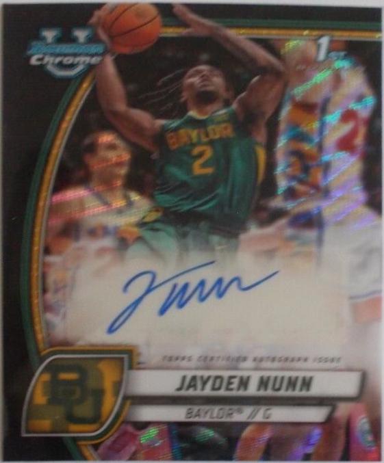 Jayden Nunn [Black Wave Refractor Autograph] #30