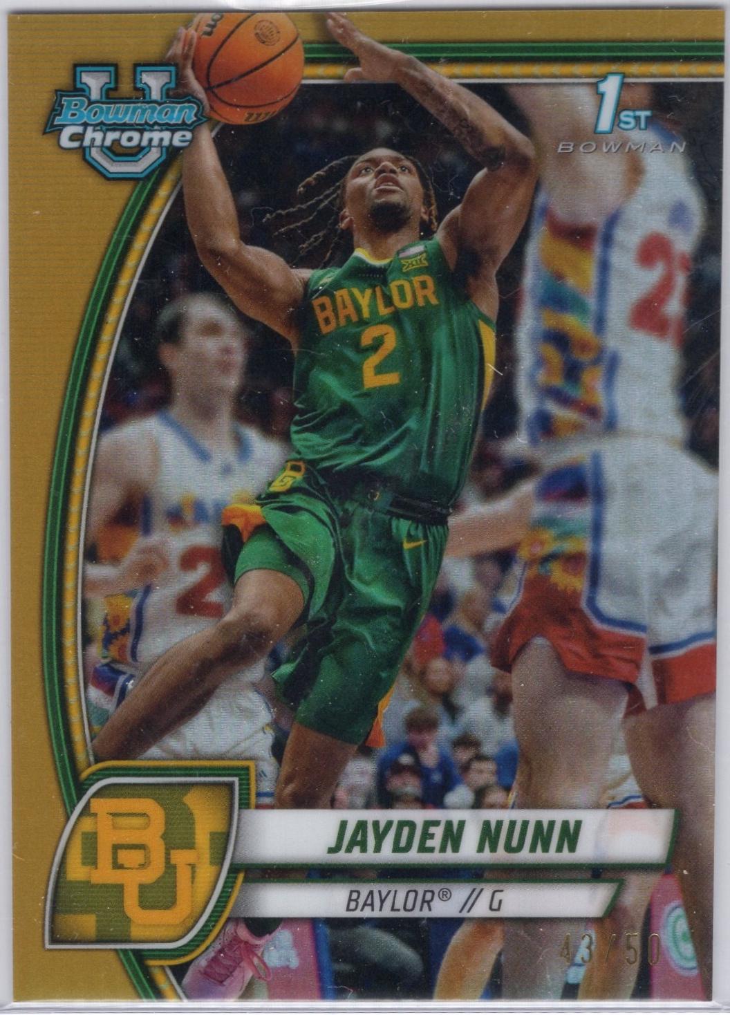 Jayden Nunn [Gold Refractor] #30