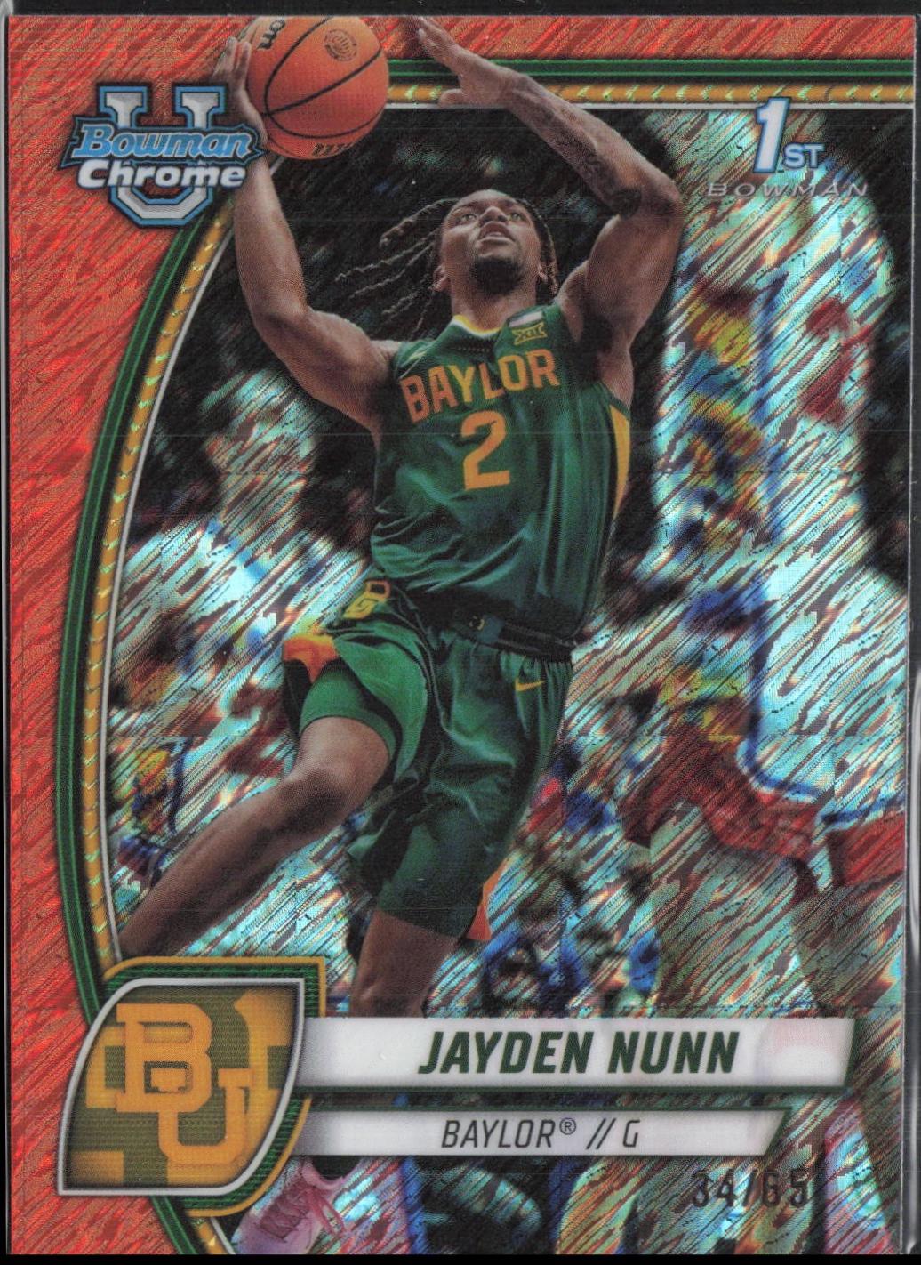 Jayden Nunn [Orange Shimmer Refractor] #30