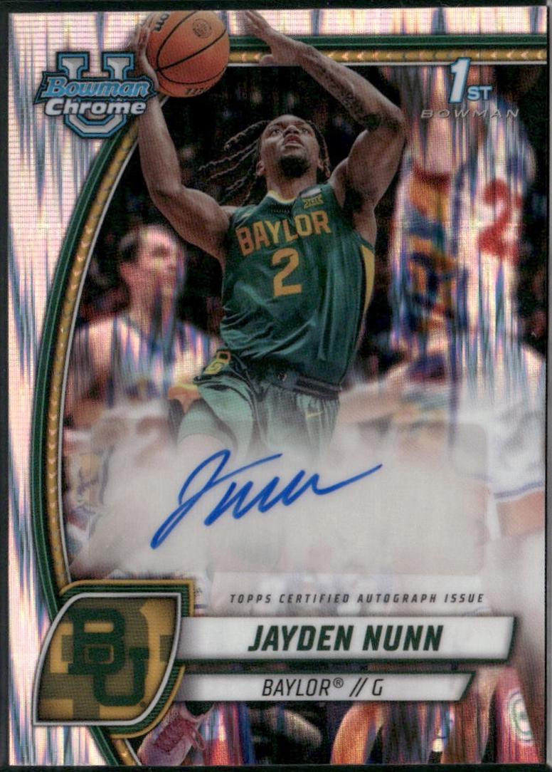 Jayden Nunn [Stealth Refractor Autograph] #30