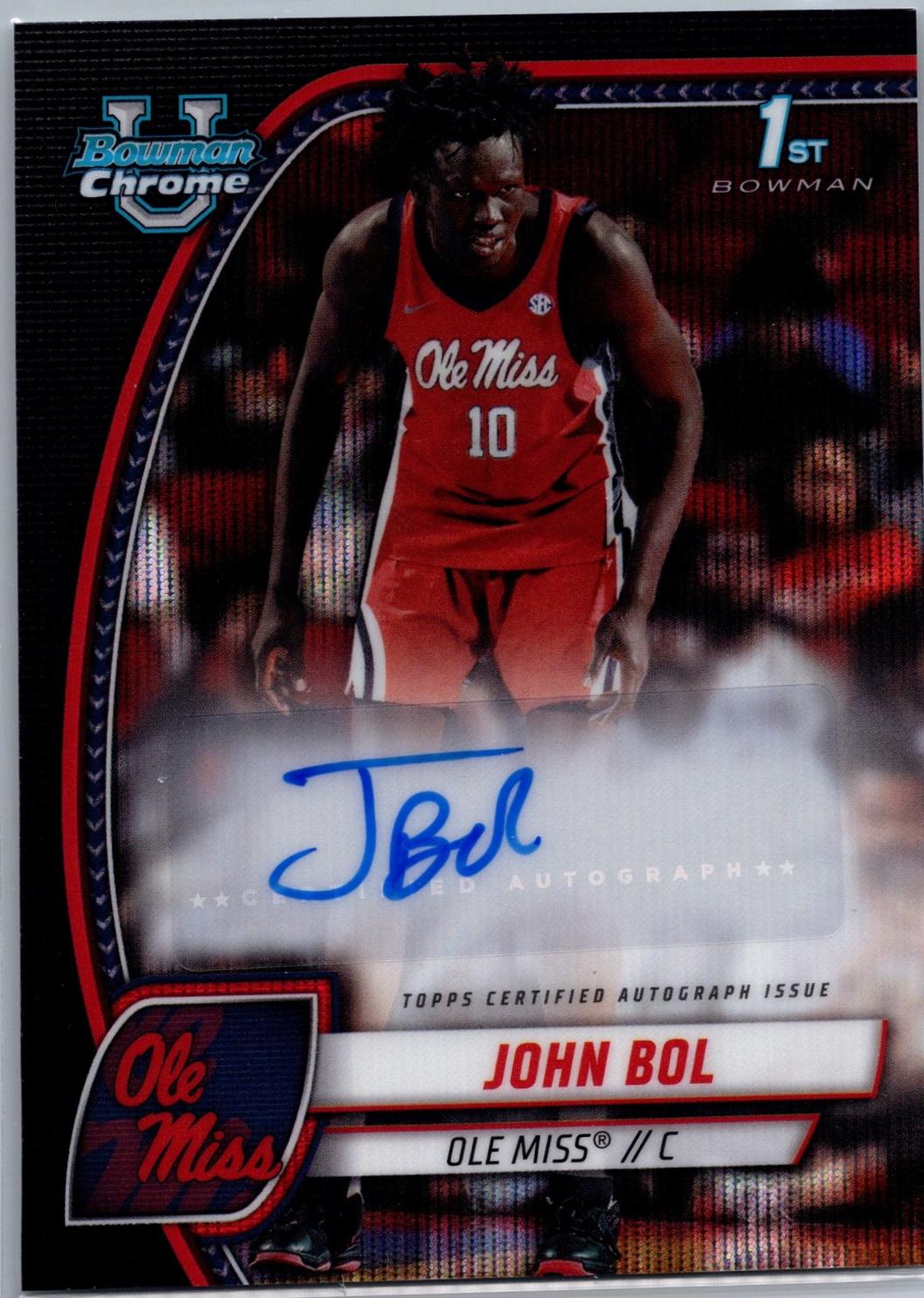 John Bol [Black Wave Refractor Autograph] #31