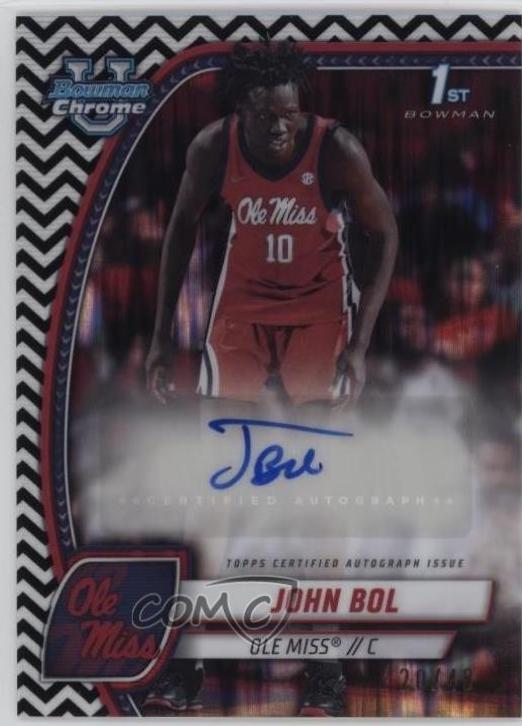 John Bol [Black White Refractor Autograph] #31