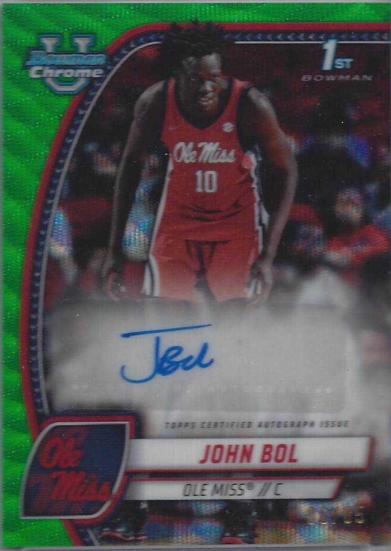 John Bol [Green Wave Refractor Autograph] #31
