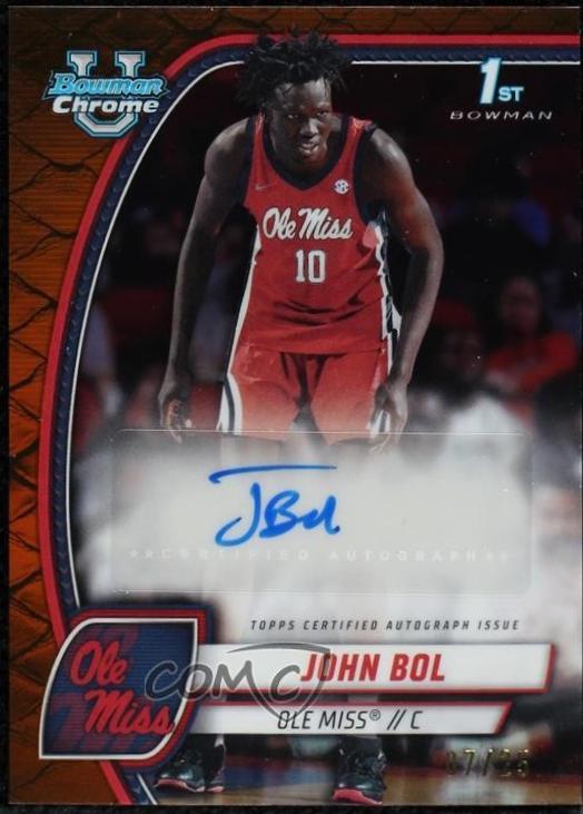 John Bol [Reptilian Orange Refractor Autograph] #31