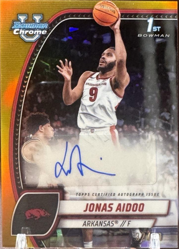 Jonas Aidoo [Gold Refractor Autograph] #32