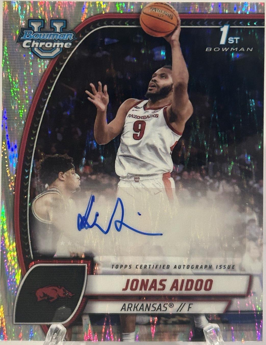 Jonas Aidoo [Stealth Refractor Autograph] #32
