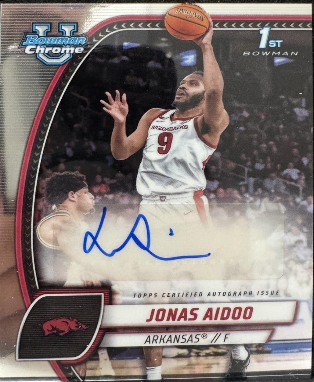 Jonas Aidoo [Superfractor Autograph] #32