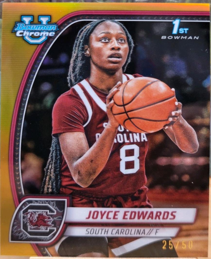 Joyce Edwards [Gold Refractor] #36