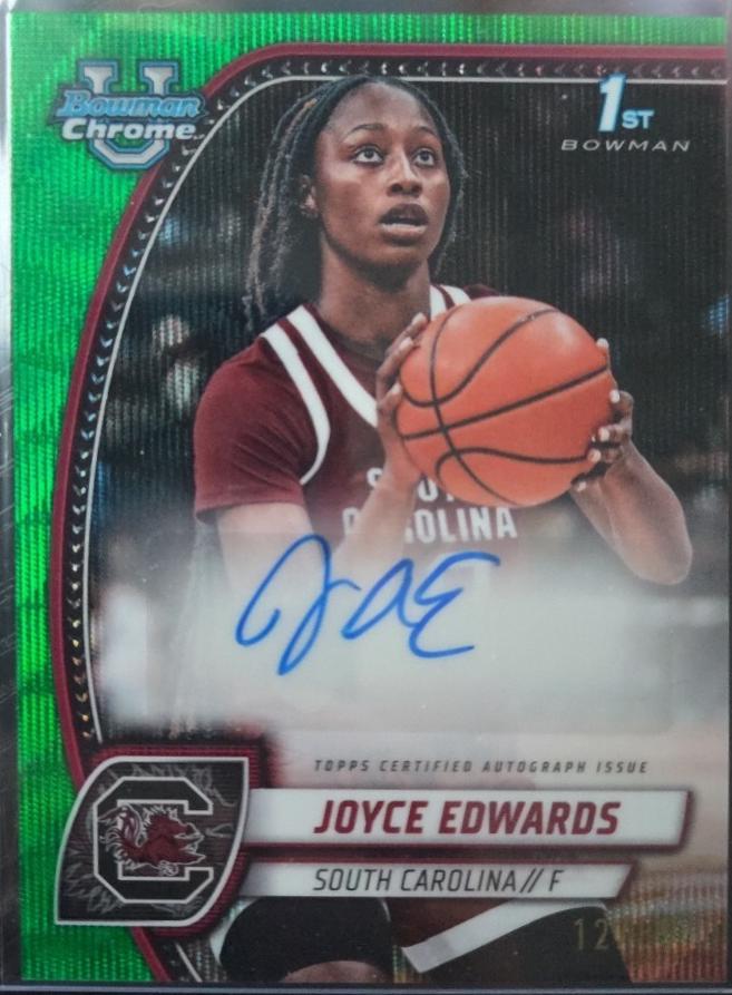 Joyce Edwards [Green Refractor Autograph] #36
