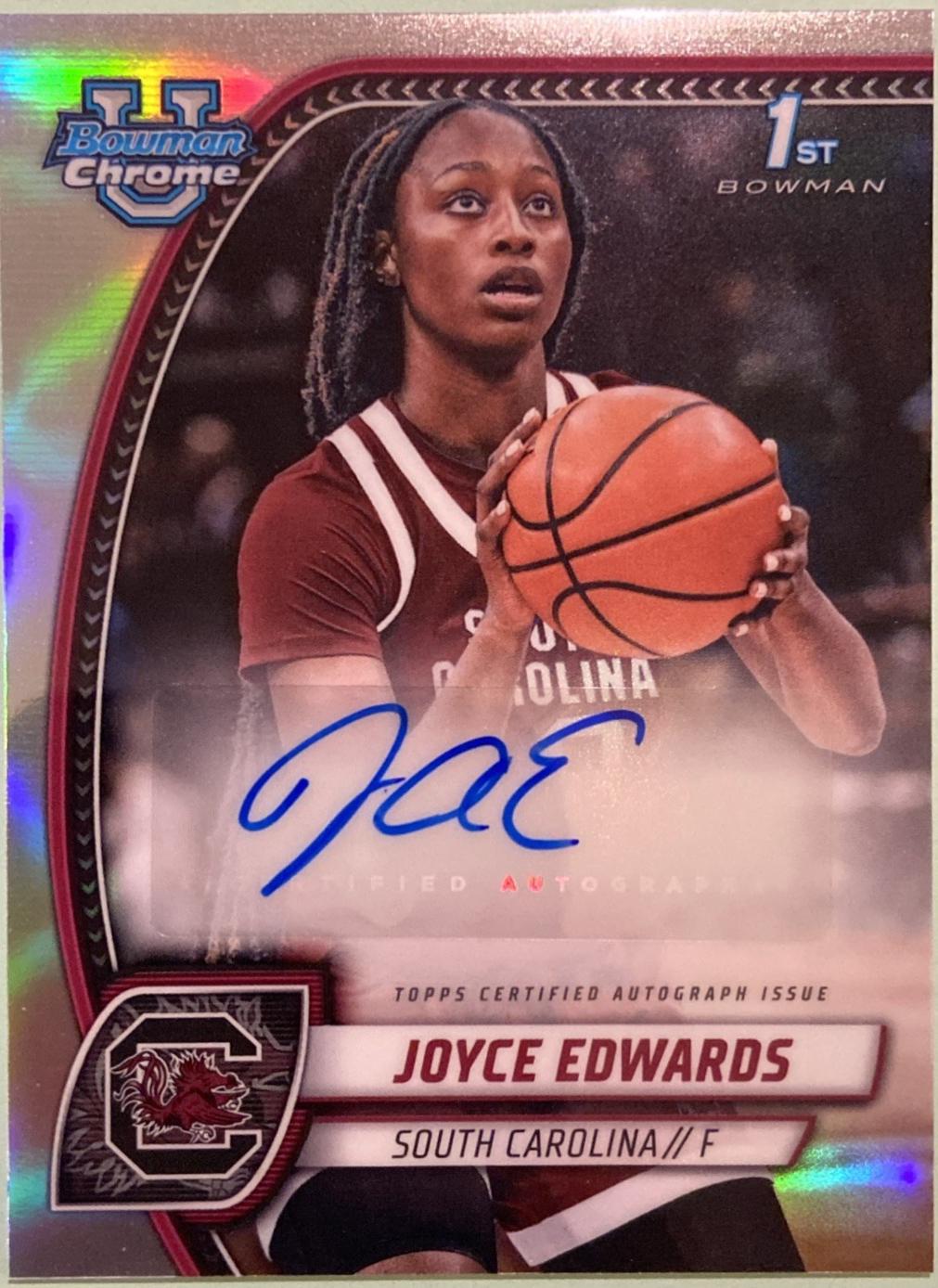 Joyce Edwards [Refractor Autograph] #36