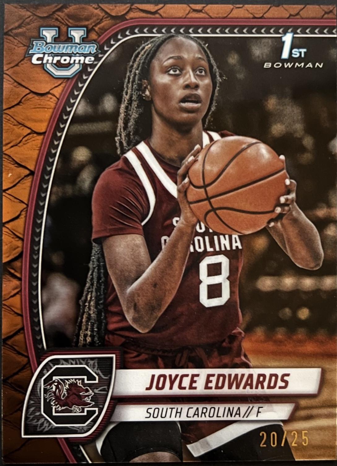 Joyce Edwards [Reptilian Orange Refractor] #36