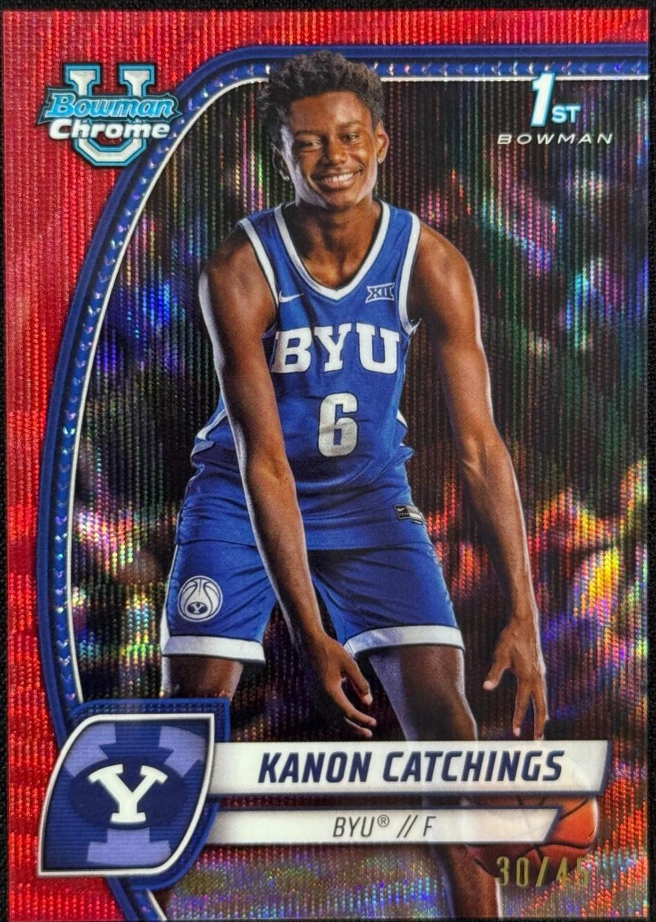 Kanon Catchings [Red Wave Refractor] #40