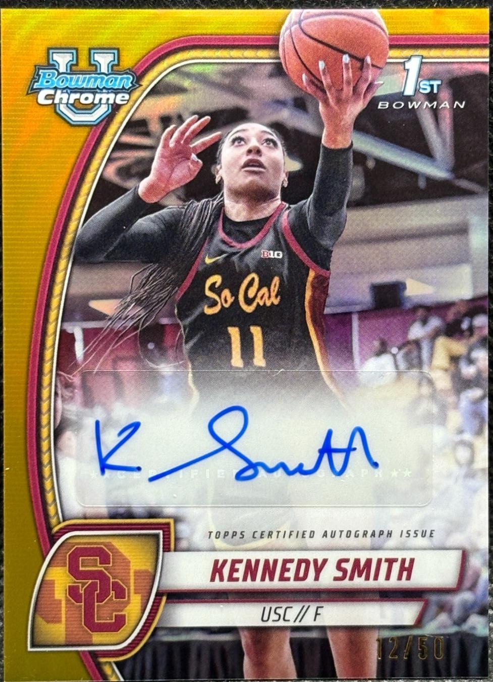 Kennedy Smith [Gold Refractor Autograph] #44