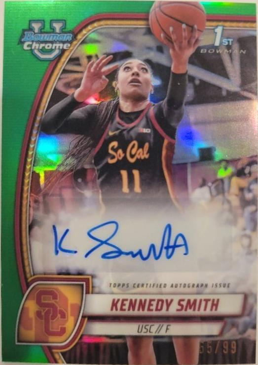 Kennedy Smith [Green Refractor Autograph] #44