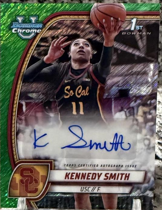 Kennedy Smith [Green Shimmer Refractor Autograph] #44