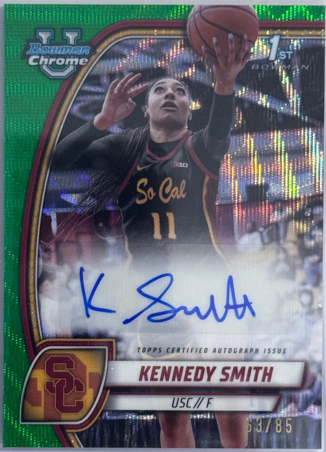 Kennedy Smith [Green Wave Refractor Autograph] #44