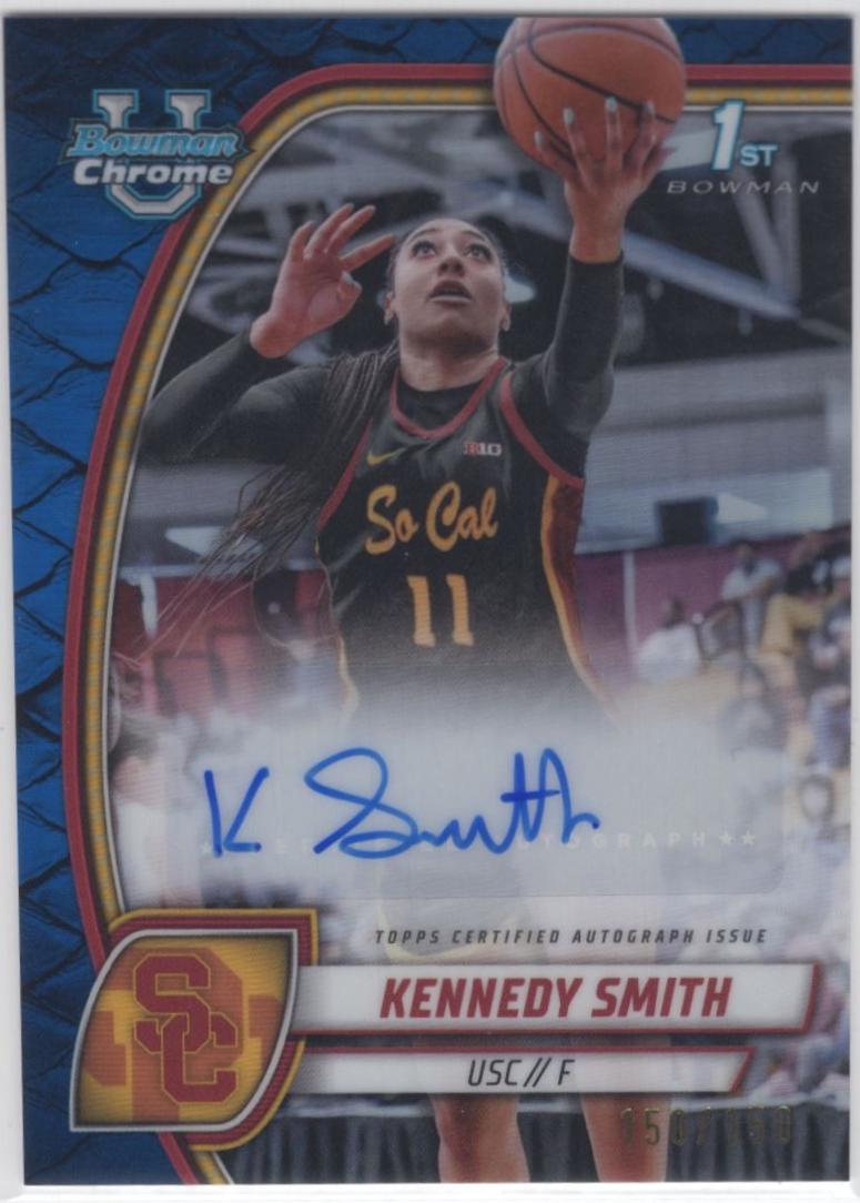 Kennedy Smith [Reptilian Blue Refractor Autograph] #44