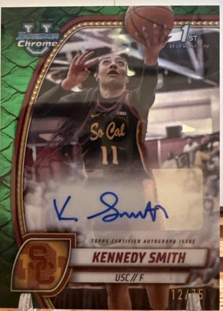 Kennedy Smith [Reptilian Green Refractor Autograph] #44